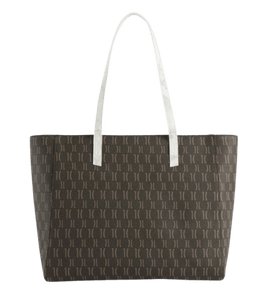 Alviero Martini 1^Classe High Monogram Geo Borsa Shopping Cioccolato - STANGA Pelletteria