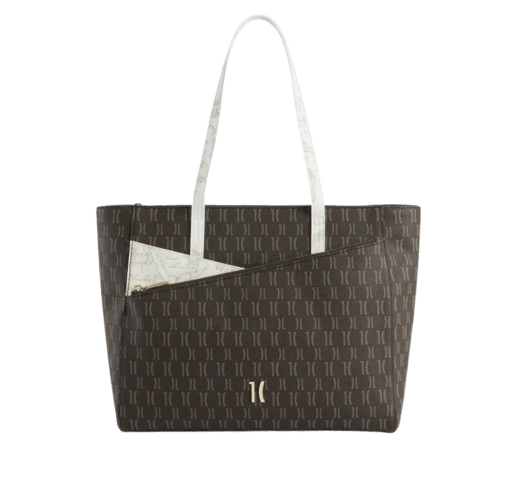 Alviero Martini 1^Classe High Monogram Geo Borsa Shopping Cioccolato - STANGA Pelletteria