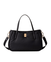 Carica l&#39;immagine nel visualizzatore di Gallery, Borbonese Cahier Shopper Medium Dark Black - STANGA Pelletteria
