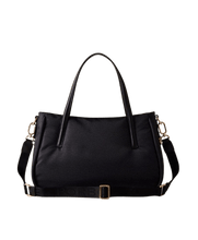 Carica l&#39;immagine nel visualizzatore di Gallery, Borbonese Cahier Shopper Medium Dark Black - STANGA Pelletteria
