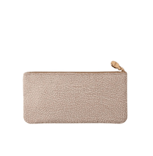 Carica l&#39;immagine nel visualizzatore di Gallery, Borbonese Classica Flat Pouch Piccola Sabbia - STANGA Pelletteria
