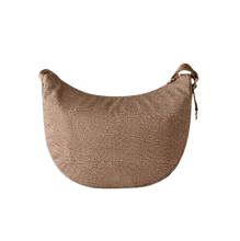 Carica l&#39;immagine nel visualizzatore di Gallery, Borbonese Luna Bag Middle Beige/Marrone - STANGA Pelletteria
