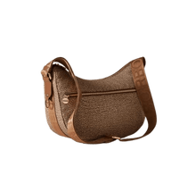 Carica l&#39;immagine nel visualizzatore di Gallery, Borbonese Luna Bag Small Beige/Marrone - STANGA Pelletteria
