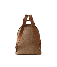 Carica l&#39;immagine nel visualizzatore di Gallery, Borbonese Zaino Medium Beige/Brown - STANGA Pelletteria
