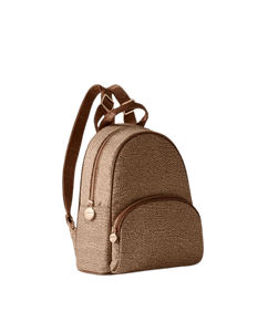 Borbonese Zaino Medium Beige/Brown - STANGA Pelletteria