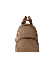 Carica l&#39;immagine nel visualizzatore di Gallery, Borbonese Zaino Medium Beige/Brown - STANGA Pelletteria
