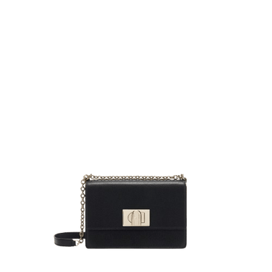 Furla Borsa A Tracolla Mini Furla 1927 Nero - STANGA Pelletteria