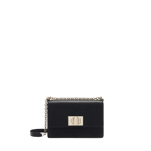 Furla Borsa A Tracolla Mini Furla 1927 Nero - STANGA Pelletteria