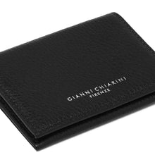 Carica l&#39;immagine nel visualizzatore di Gallery, Gianni Chiarini Portafoglio Grain Mini Nero - STANGA Pelletteria
