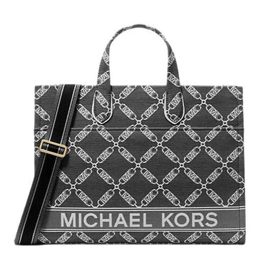 Michael Kors Borsa Tote Gigi Grande Con Logo Jacquard Empire - STANGA Pelletteria