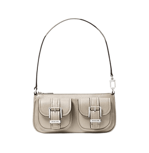 Michael Kors Pochette Zoe piccola in pelle martellata Sabbia Chiaro - STANGA Pelletteria