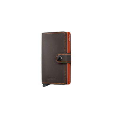 Secrid Miniwallet Matte Truffle&Orange - STANGA Pelletteria