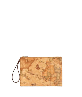 Alviero Martini Prima Classe Geo Classic clutch piatta con manichetto - STANGA Pelletteria