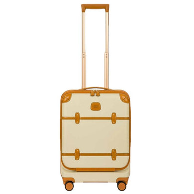 Bric's Trolley Cabina Buisness Con Porta Pc E Usb Bellagio Cream - STANGA Pelletteria