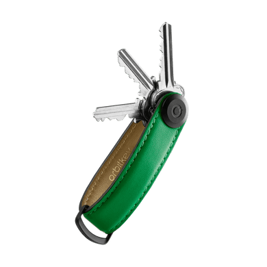 Orbitkey Portachiavi Leather Island Green - STANGA Pelletteria