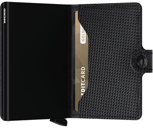 Secrid Miniwallet Carbon Black - STANGA Pelletteria