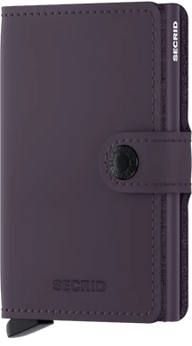 Secrid Miniwallet Matte Dark-Purple - STANGA Pelletteria